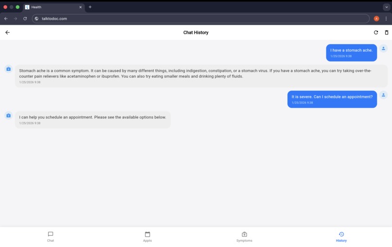 Talk2Doc – screenshot 5