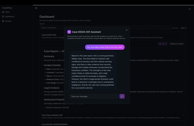 CaseFlow – screenshot 3
