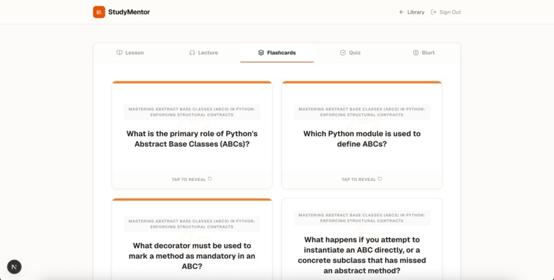 StudyMentor – screenshot 4