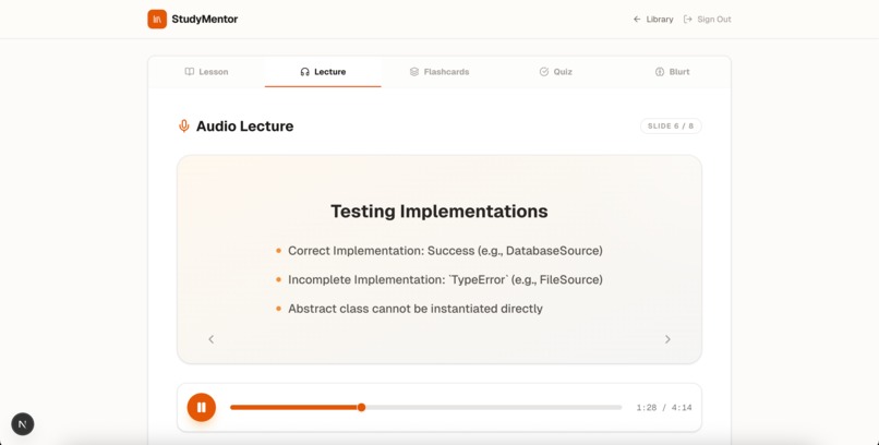 StudyMentor – screenshot 3