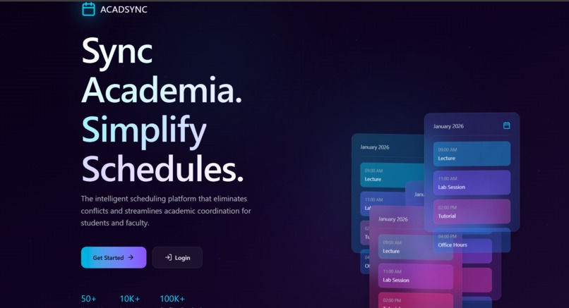 ACADSYNC – screenshot 1