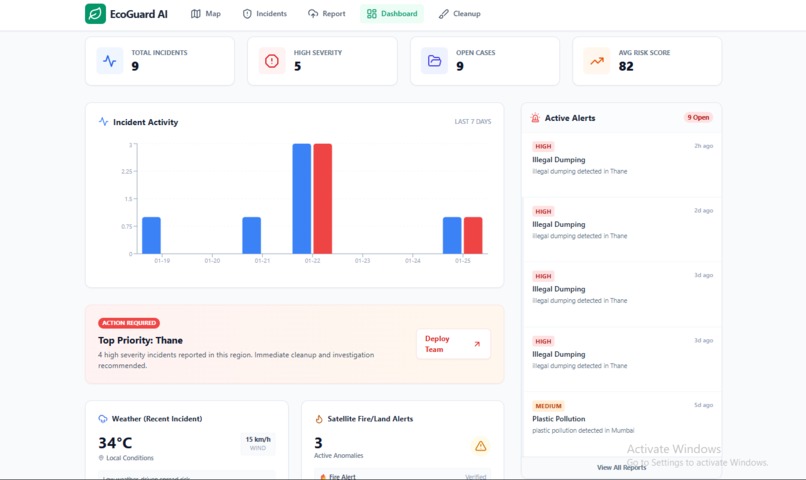EcoGuard AI – Blue & Green Planet – screenshot 1