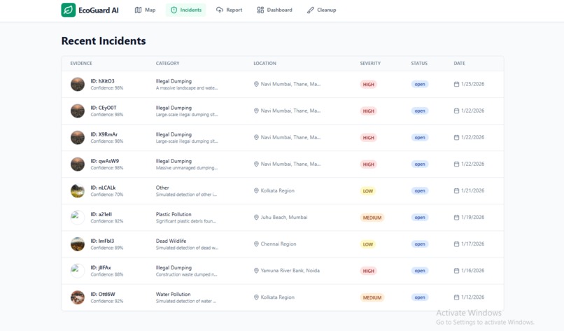 EcoGuard AI – Blue & Green Planet – screenshot 2