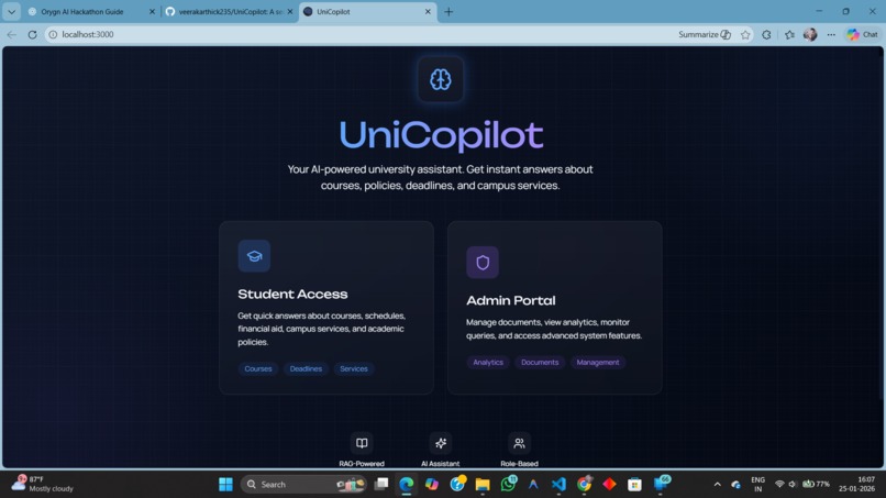 UniCopilot – screenshot 1