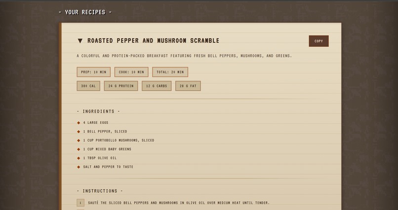 MEALCRAFT – screenshot 5