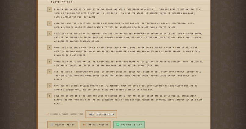 MEALCRAFT – screenshot 6