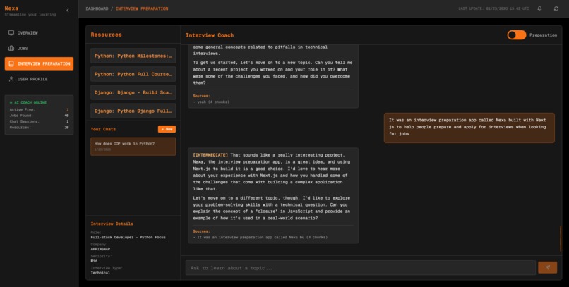 Nexa – AI-Powered Interview Preparation Platform – screenshot 6