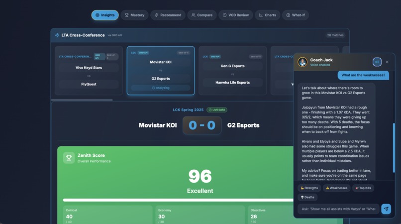 Zenith - AI-Powered Esports Coach – screenshot 2