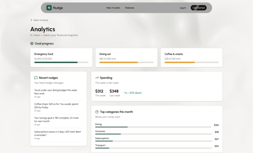 Nudge | your budget advisor – screenshot 3