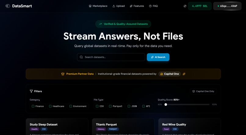 DataSmart – screenshot 2