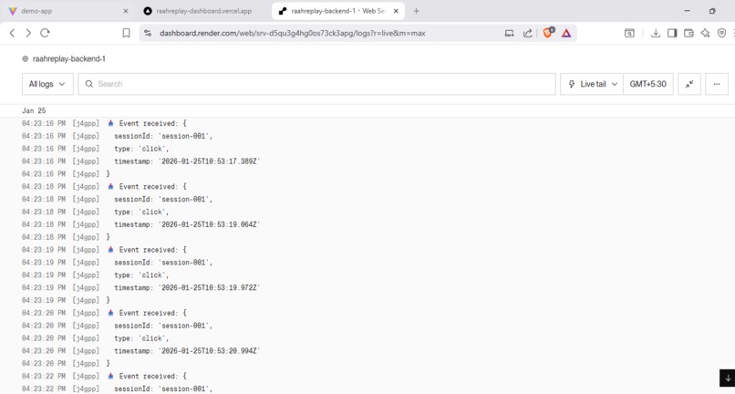 RAHHReplay — Deterministic Debugging & Replay Engine – screenshot 2