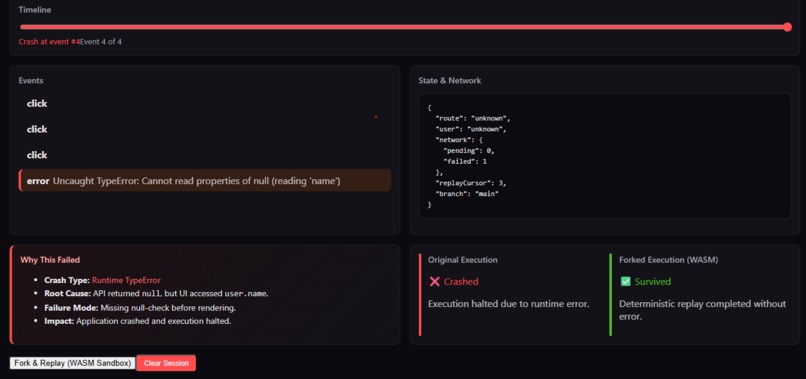 RAHHReplay — Deterministic Debugging & Replay Engine – screenshot 4