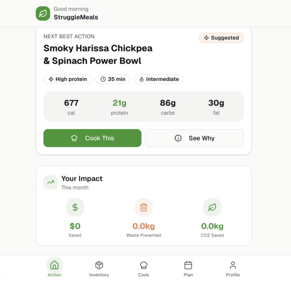 StruggleMeals – screenshot 1