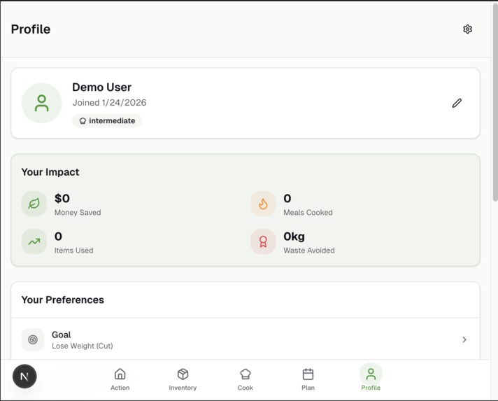 StruggleMeals – screenshot 2