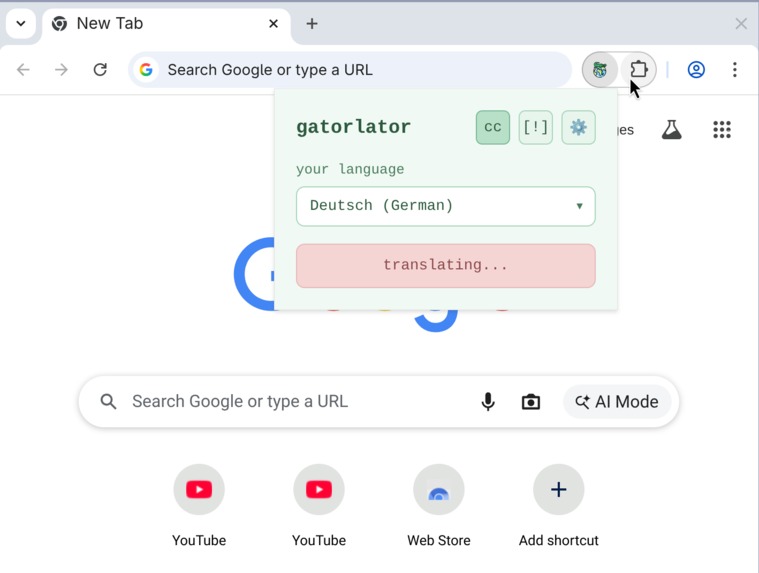 gatorlator – screenshot 2
