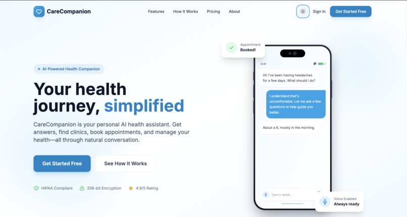 CareCompanion (The Falcons) – screenshot 1