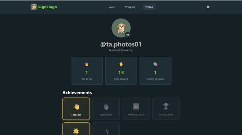 SignLingo – screenshot 3