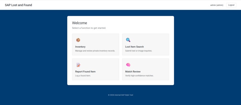SAP Lost & Found – screenshot 2