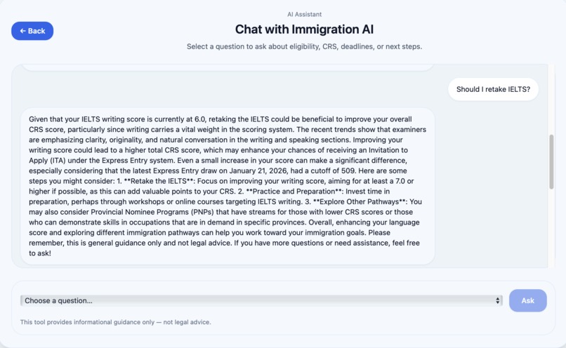 AI Immigration Lawyer Agent – screenshot 3