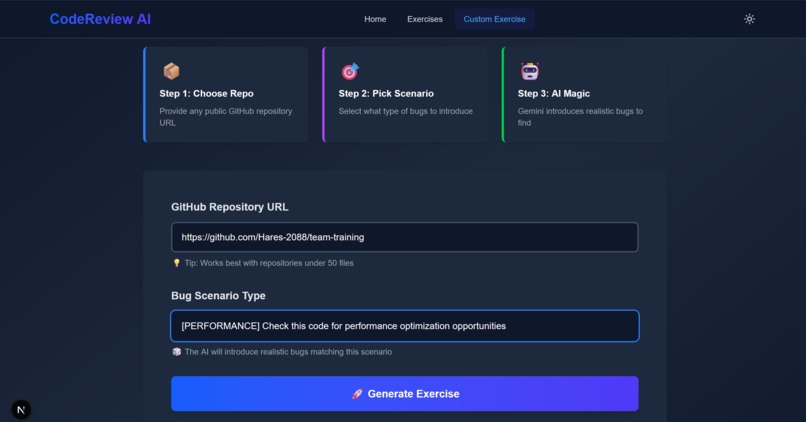 Code Review AI – screenshot 1