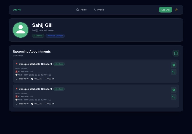 LUCAS: Live User Care Assistant & Scheduler – screenshot 2