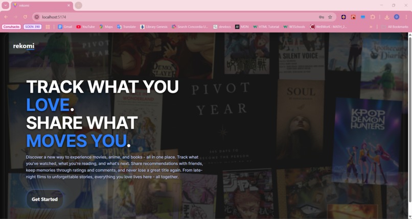 rekomi – screenshot 1