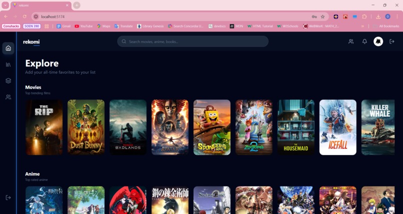 rekomi – screenshot 2