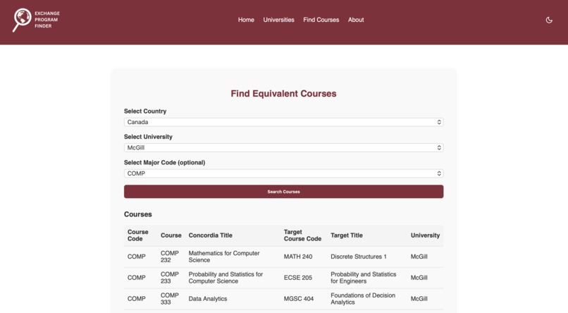Exchange Program Finder – screenshot 4