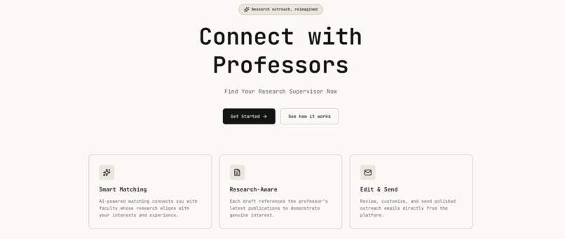 FindMyProf – screenshot 1
