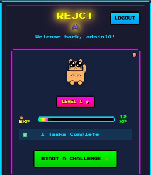 Rejct – screenshot 1
