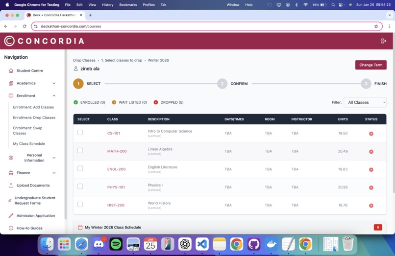 ActualDropouts – screenshot 1