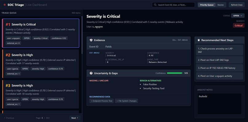 APEX Triage – screenshot 1