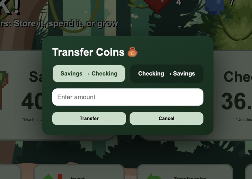 JungleBank – screenshot 5
