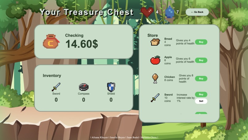 JungleBank – screenshot 2