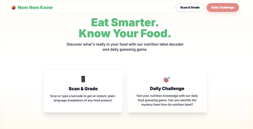 Nom Nom Know – screenshot 1