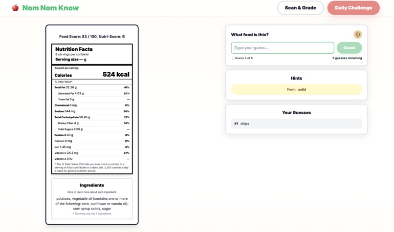 Nom Nom Know – screenshot 3