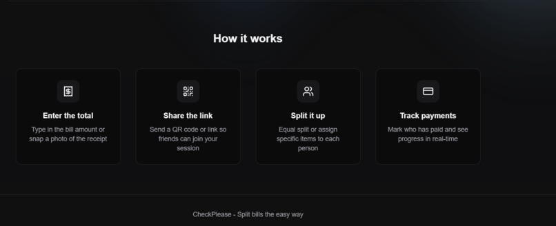 CheckPlease – screenshot 1
