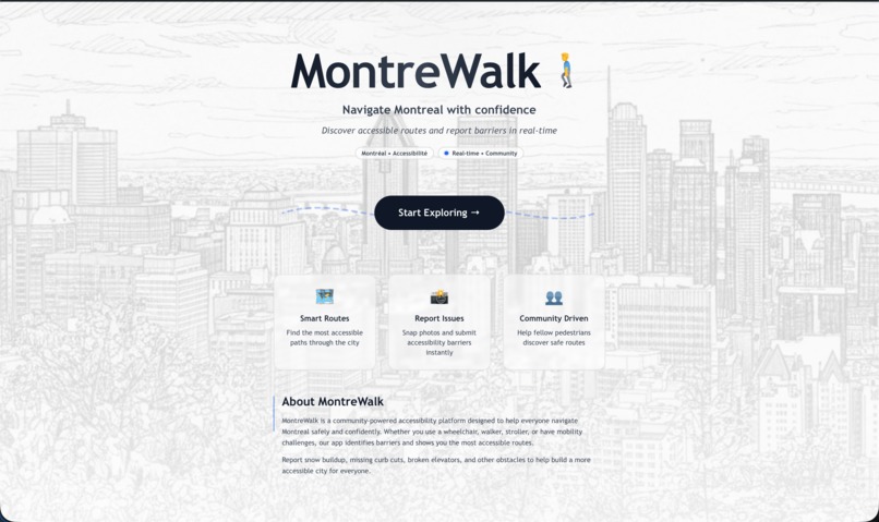 MontreWalk – screenshot 1