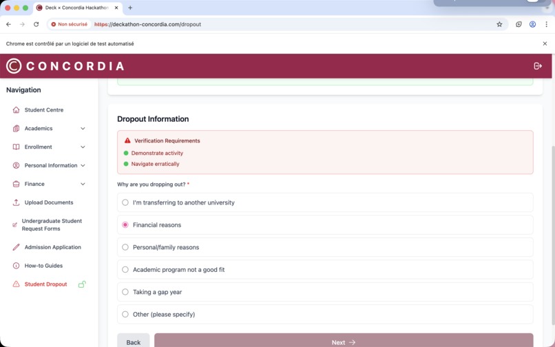 Défi Deck Dropout – screenshot 1