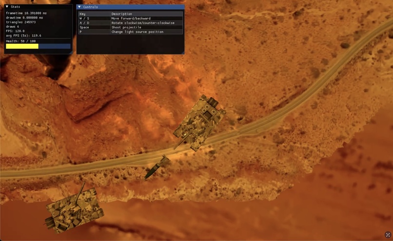 Vulkan Tank Online – screenshot 1