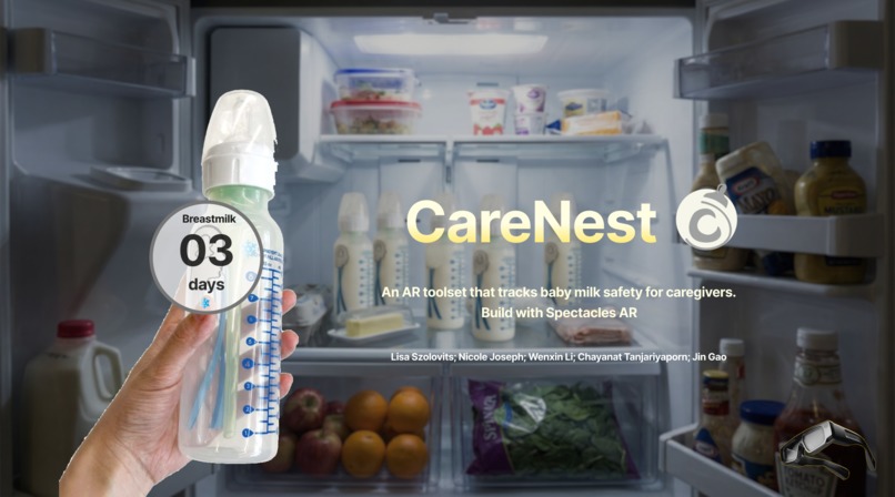 Care Nest: AR Bottle Tracking for Sleep-Deprived Parents – screenshot 1