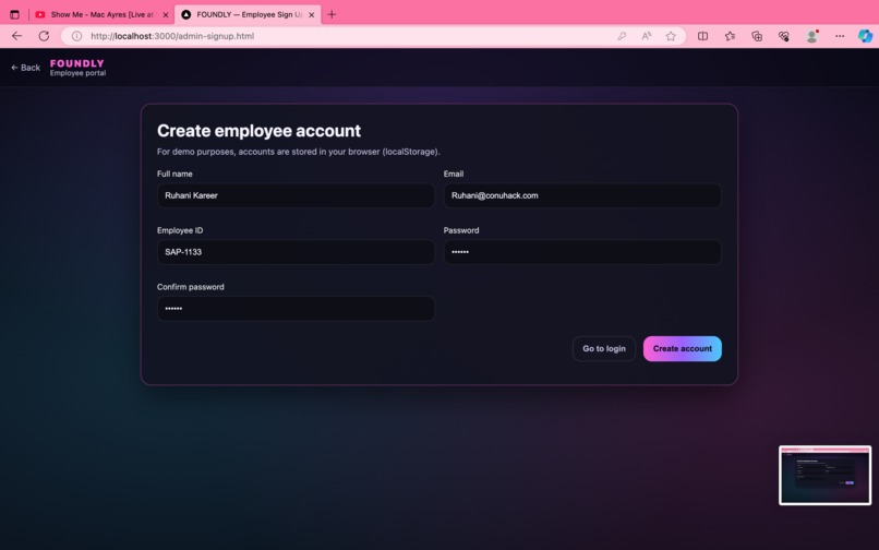 Foundly  – screenshot 3