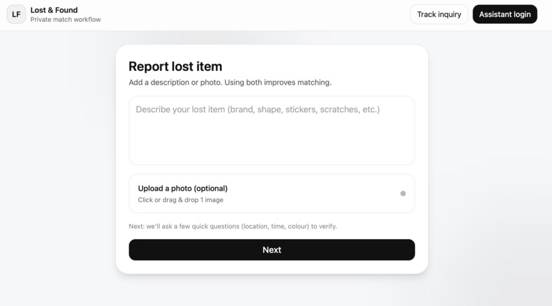 Lst & Fnd – screenshot 1