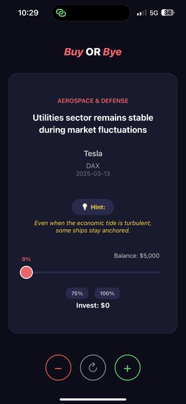 Buy or Bye – screenshot 3