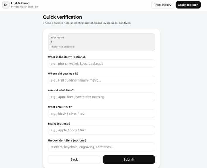 Lst & Fnd – screenshot 2