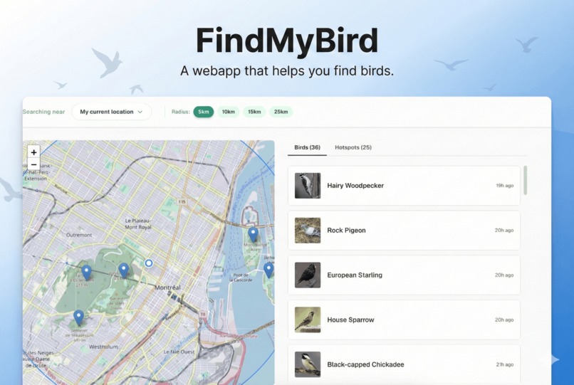 FindMyBird – screenshot 1