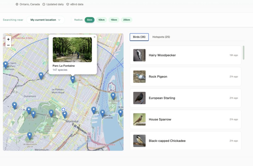 FindMyBird – screenshot 2