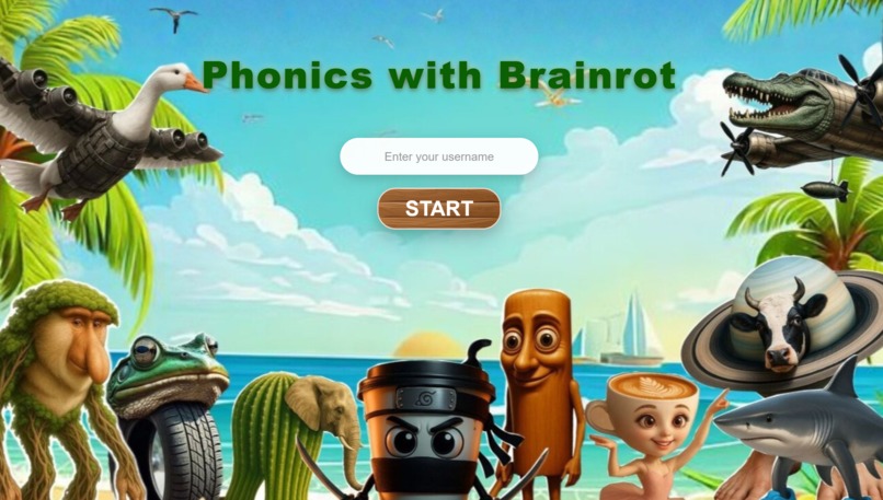 Phonics with Brainrot – screenshot 1