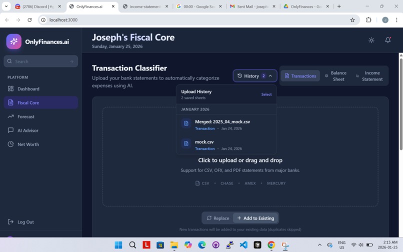 OnlyFinances.ai – screenshot 3