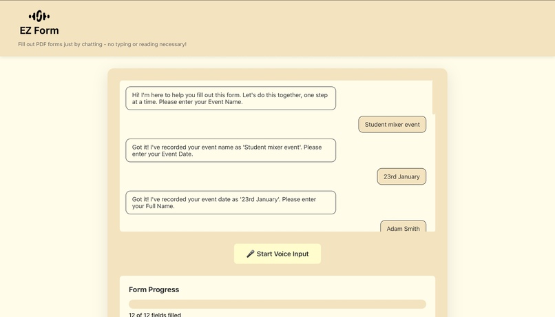 Ez Form  – screenshot 3